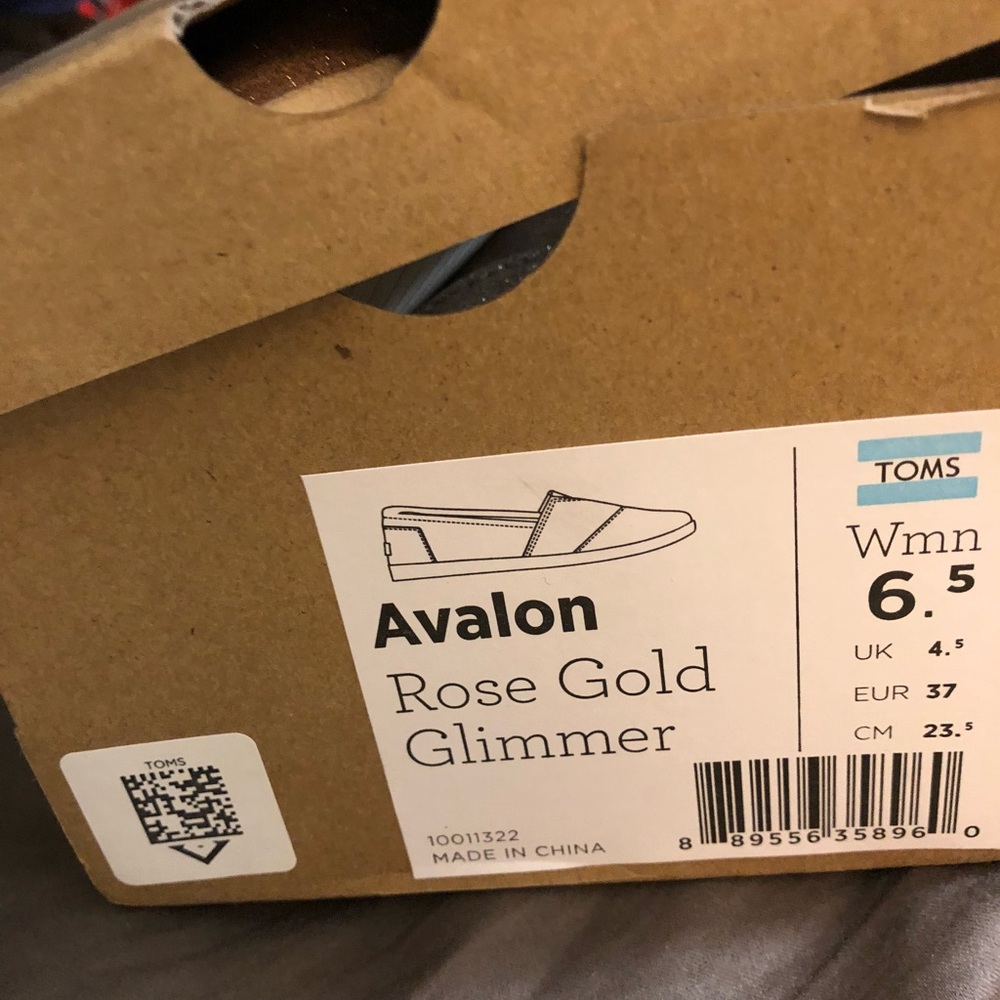 TOMS Avalon Rose Gold Glimmer